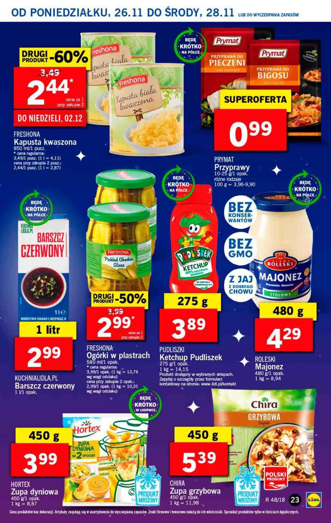 Gazetka promocyjna Lidl do 28/11/2018 str.23