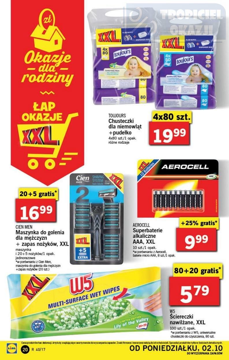 Gazetka promocyjna Lidl do 04/10/2017 str.20