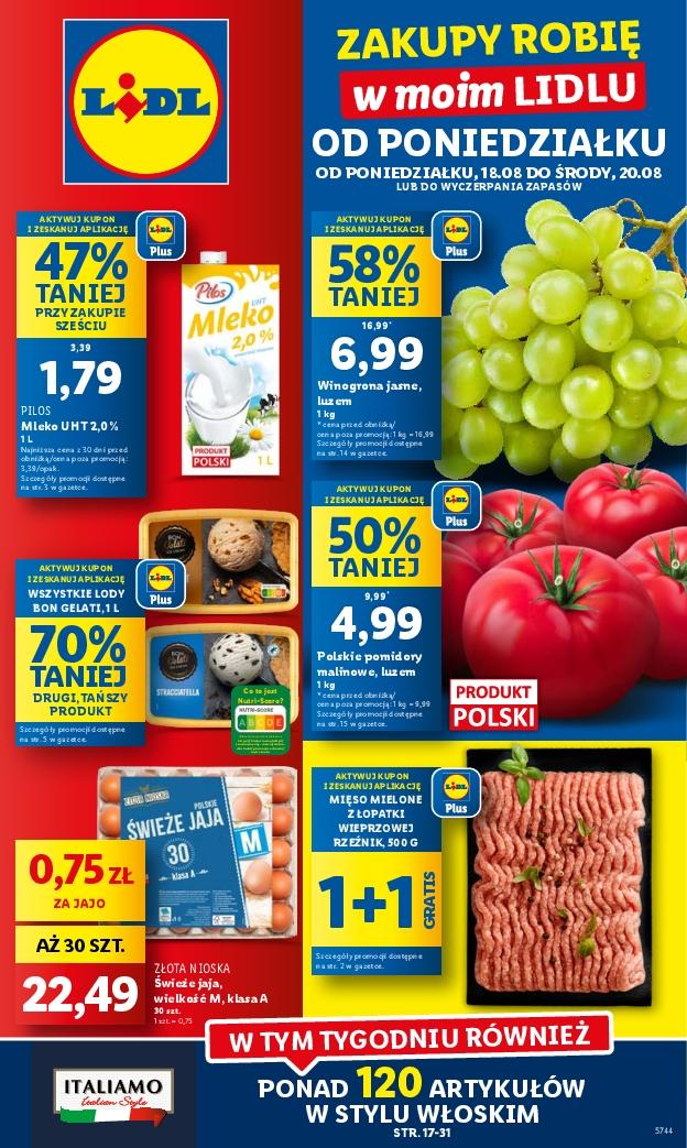 Gazetka promocyjna Lidl do 20/08/2025 str.1
