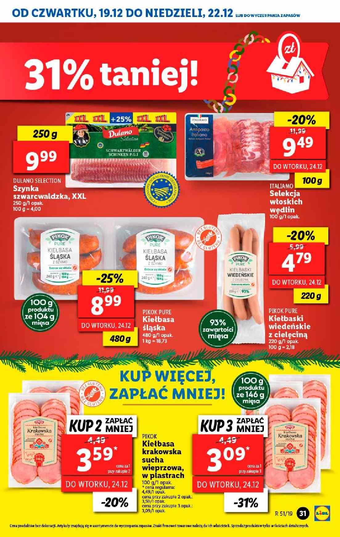 Gazetka promocyjna Lidl do 22/12/2019 str.31