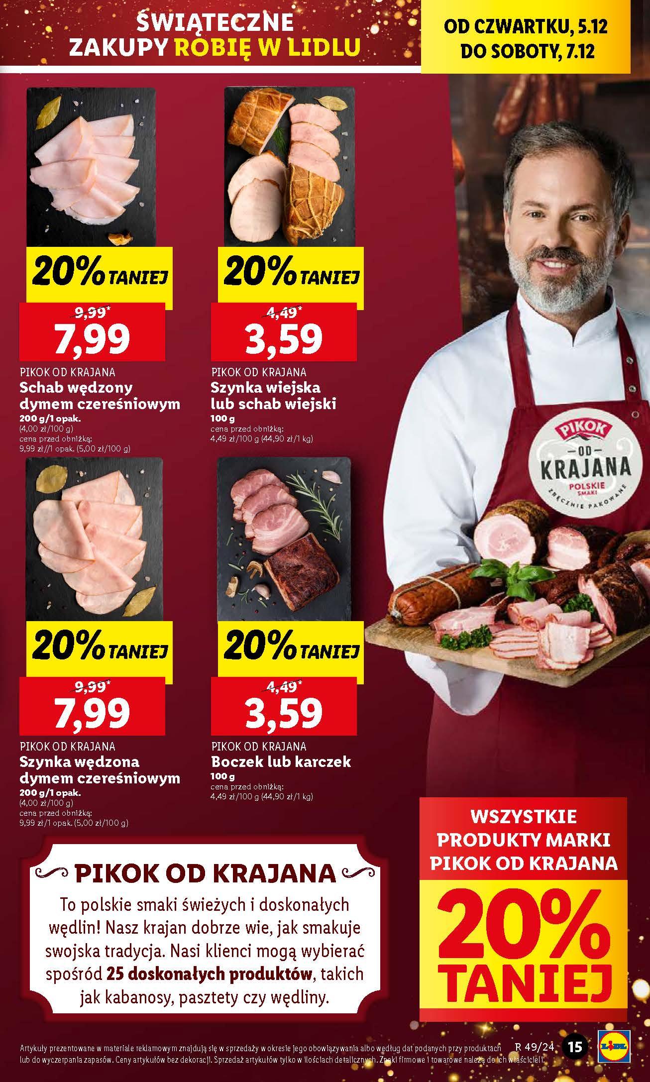 Gazetka promocyjna Lidl do 07/12/2024 str.15