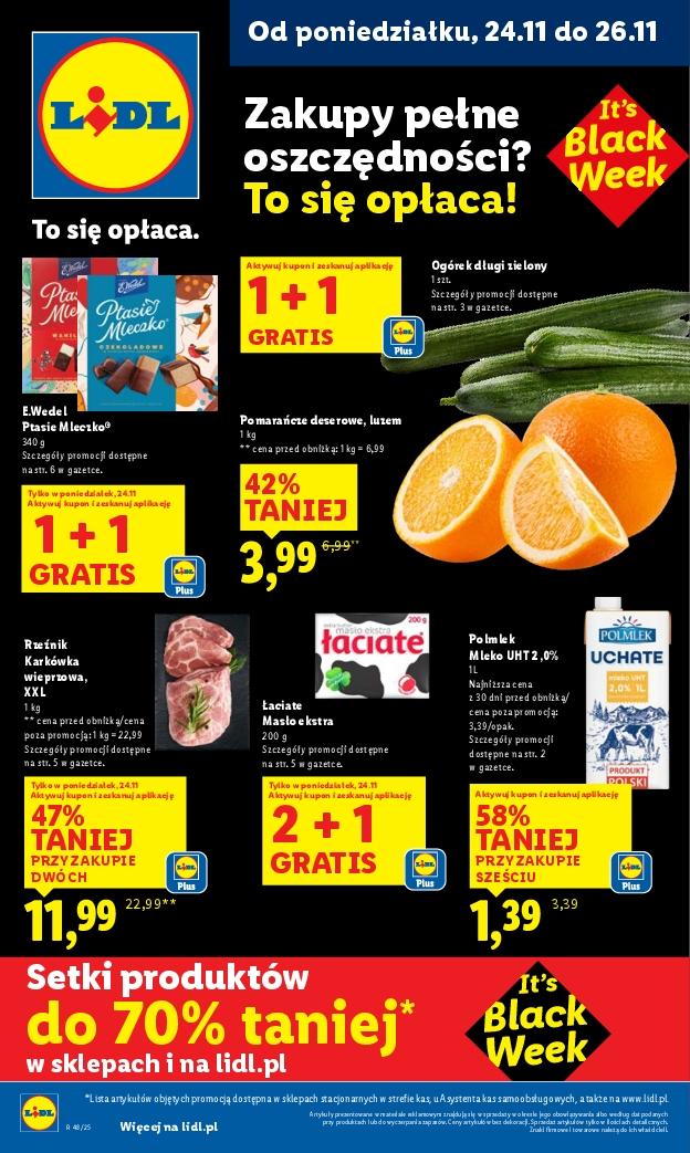 Gazetka promocyjna Lidl do 26/11/2025 str.1