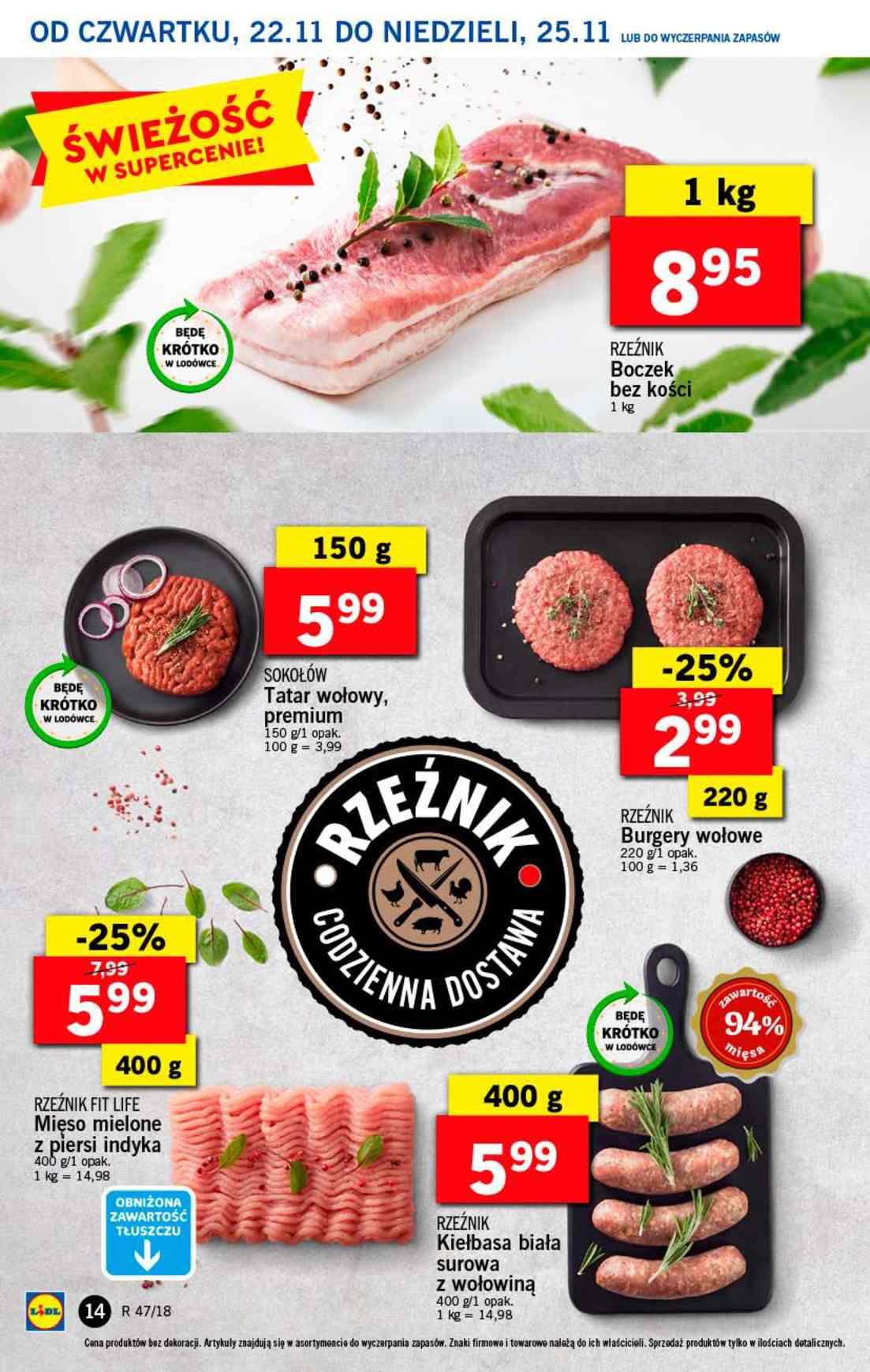 Gazetka promocyjna Lidl do 25/11/2018 str.14