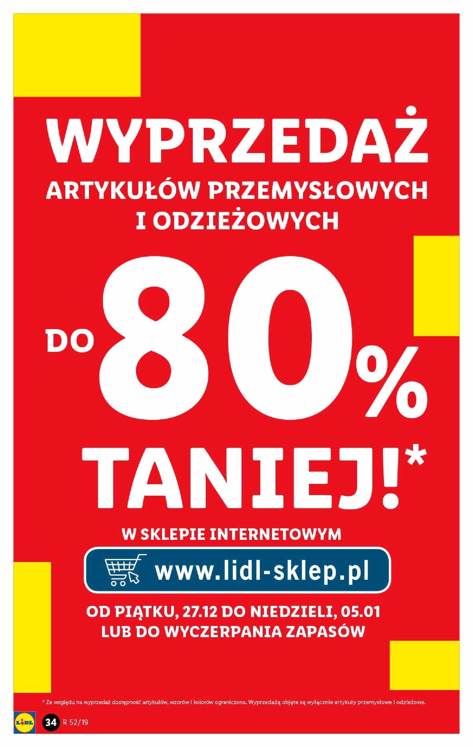 Gazetka promocyjna Lidl do 29/12/2019 str.34