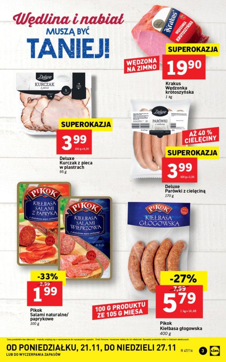 Gazetka promocyjna Lidl do 27/11/2016 str.3