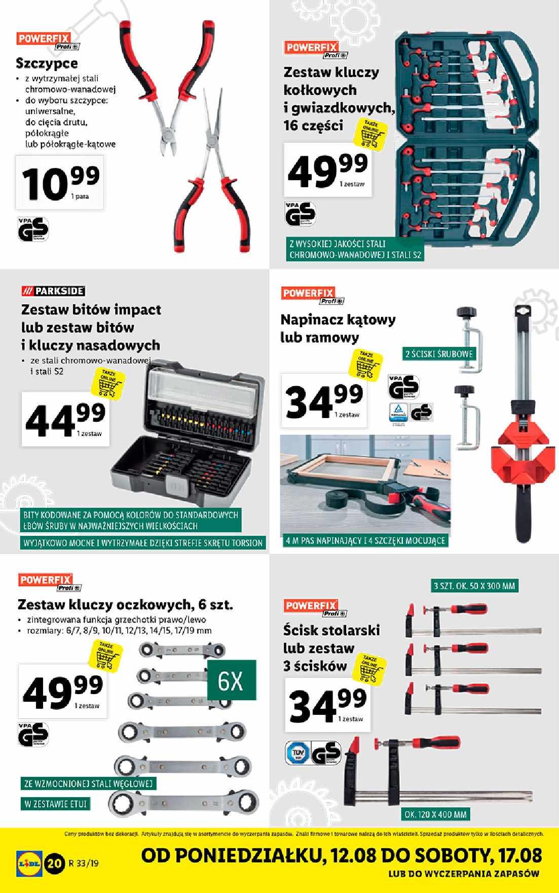 Gazetka promocyjna Lidl do 17/08/2019 str.20