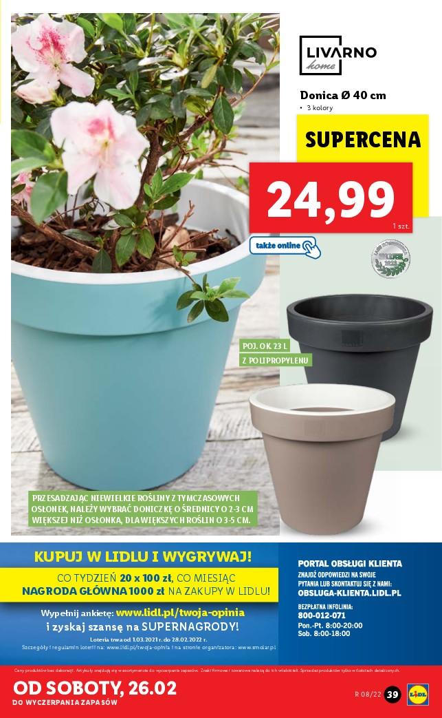 Gazetka promocyjna Lidl do 26/02/2022 str.39