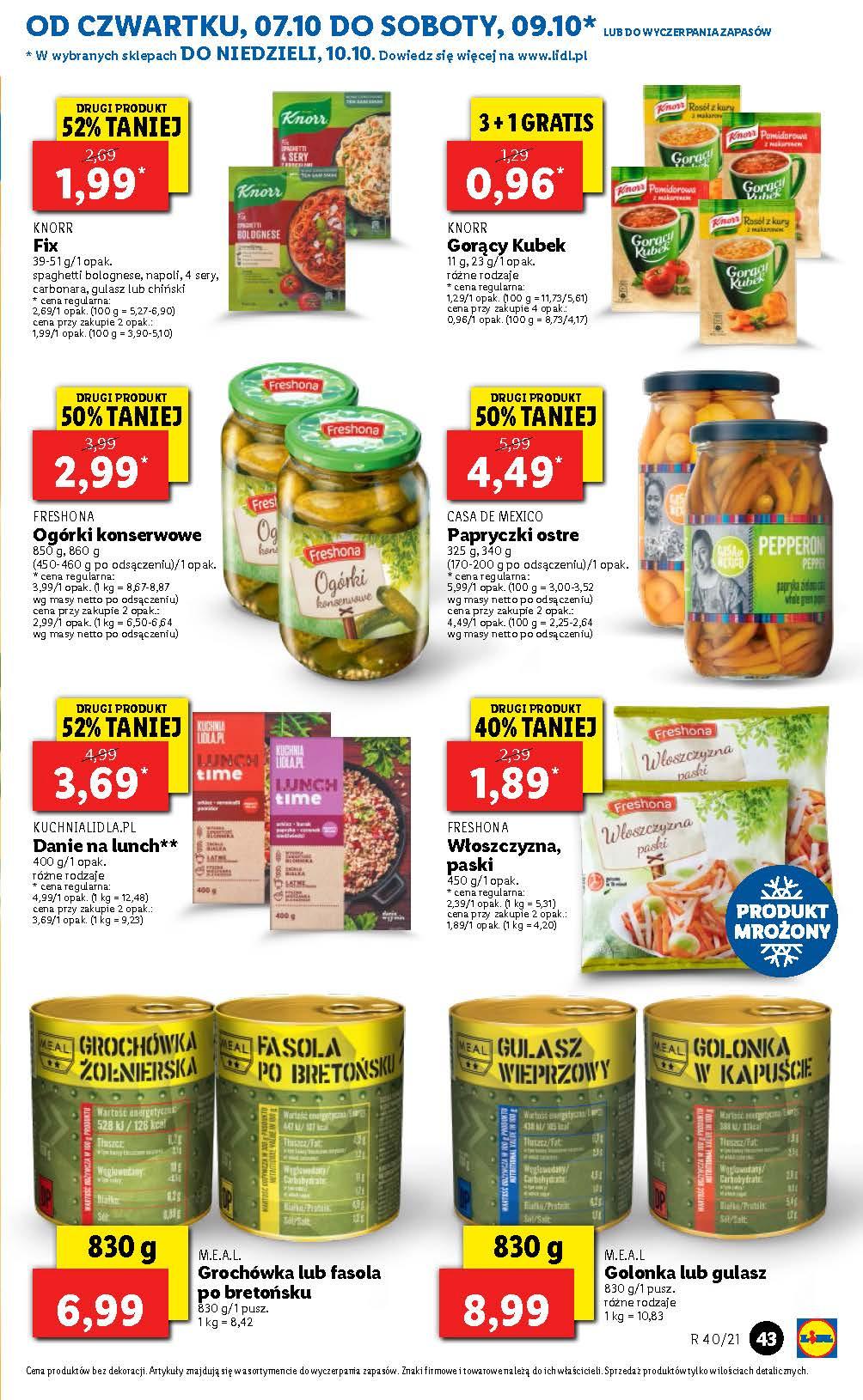 Gazetka promocyjna Lidl do 09/10/2021 str.43