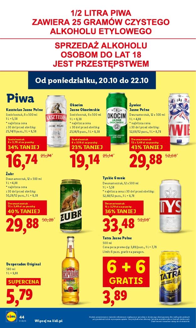Gazetka promocyjna Lidl do 22/10/2025 str.44