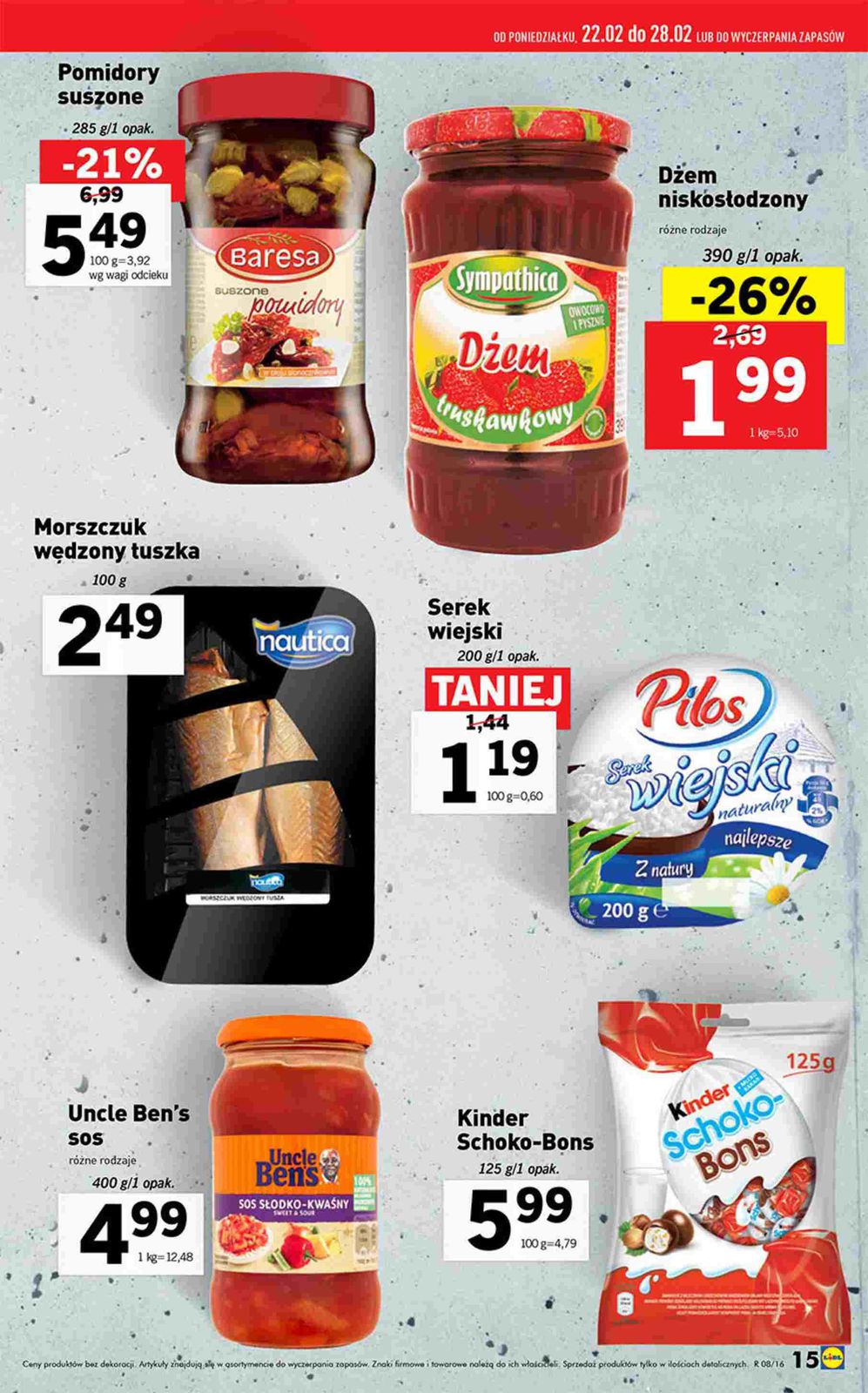 Gazetka promocyjna Lidl do 28/02/2016 str.15