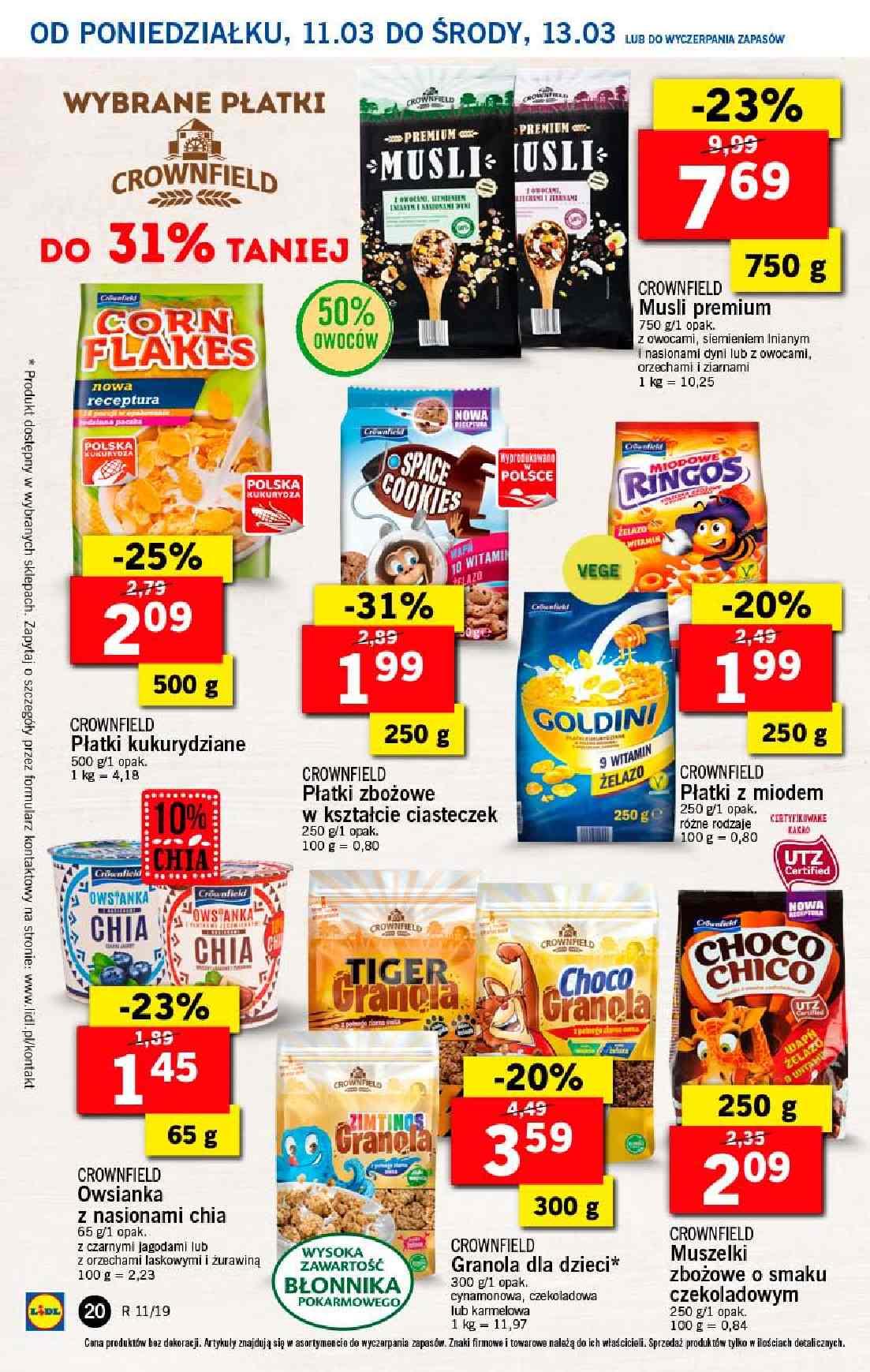 Gazetka promocyjna Lidl do 13/03/2019 str.20