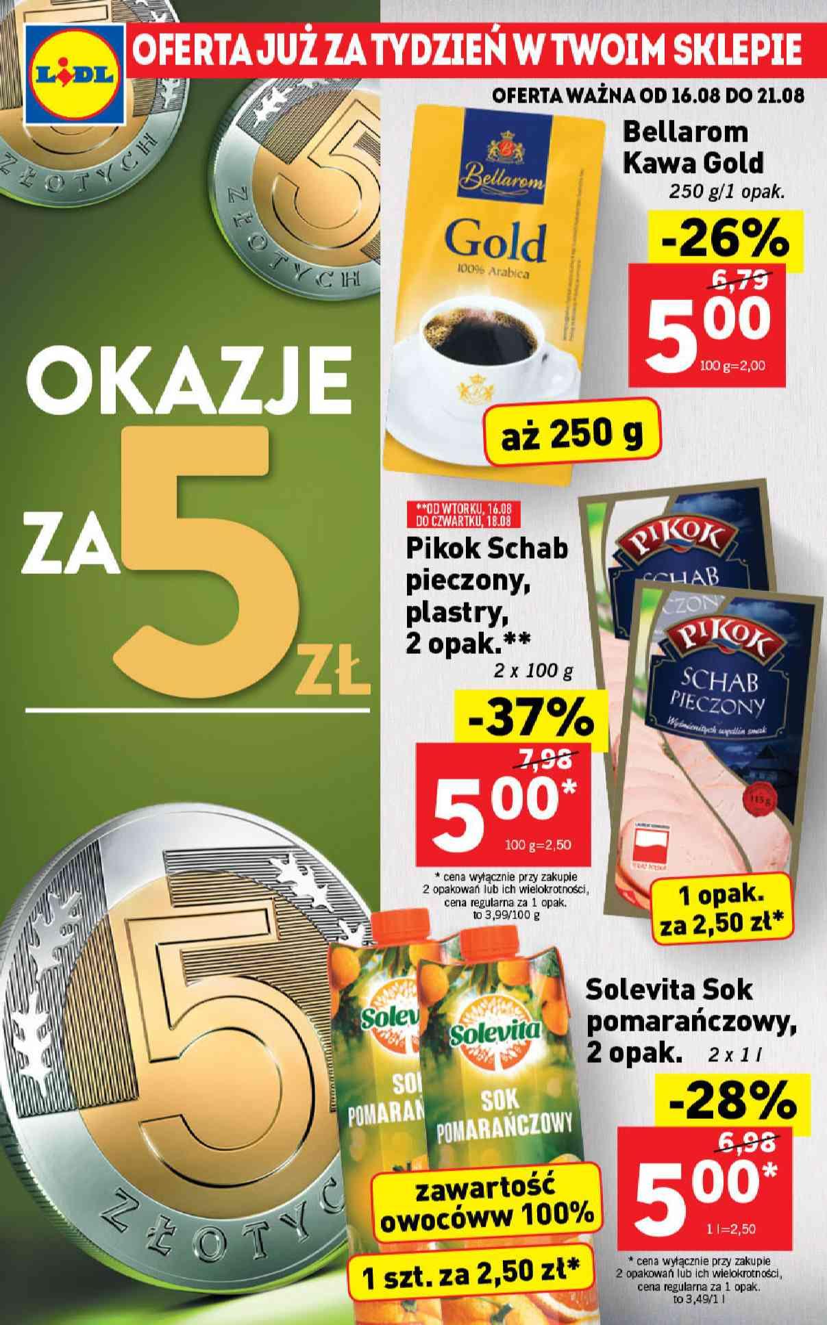 Gazetka promocyjna Lidl do 21/08/2016 str.0