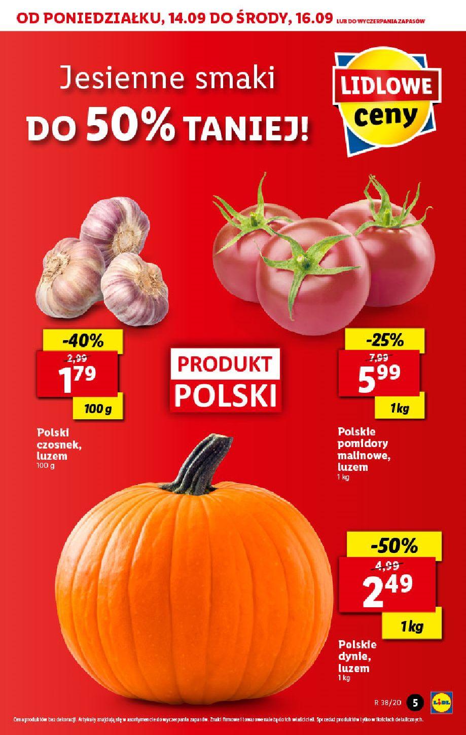 Gazetka promocyjna Lidl do 16/09/2020 str.5