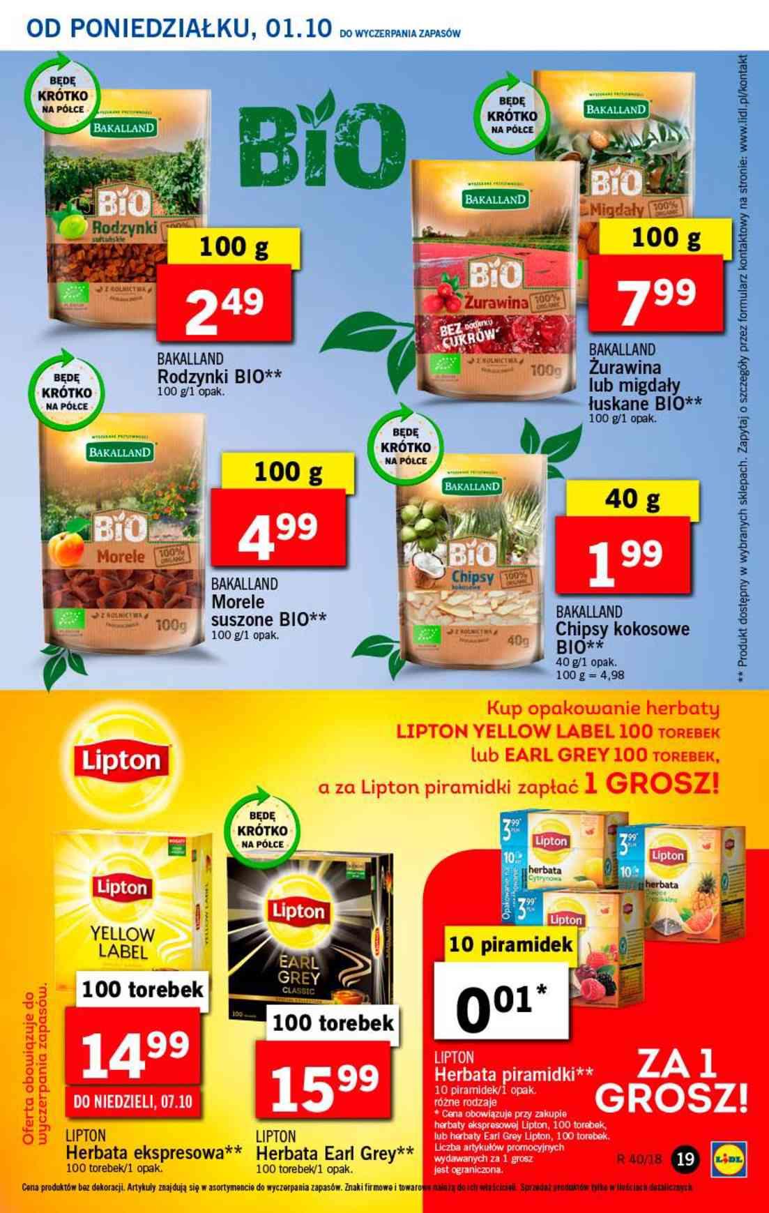 Gazetka promocyjna Lidl do 03/10/2018 str.19