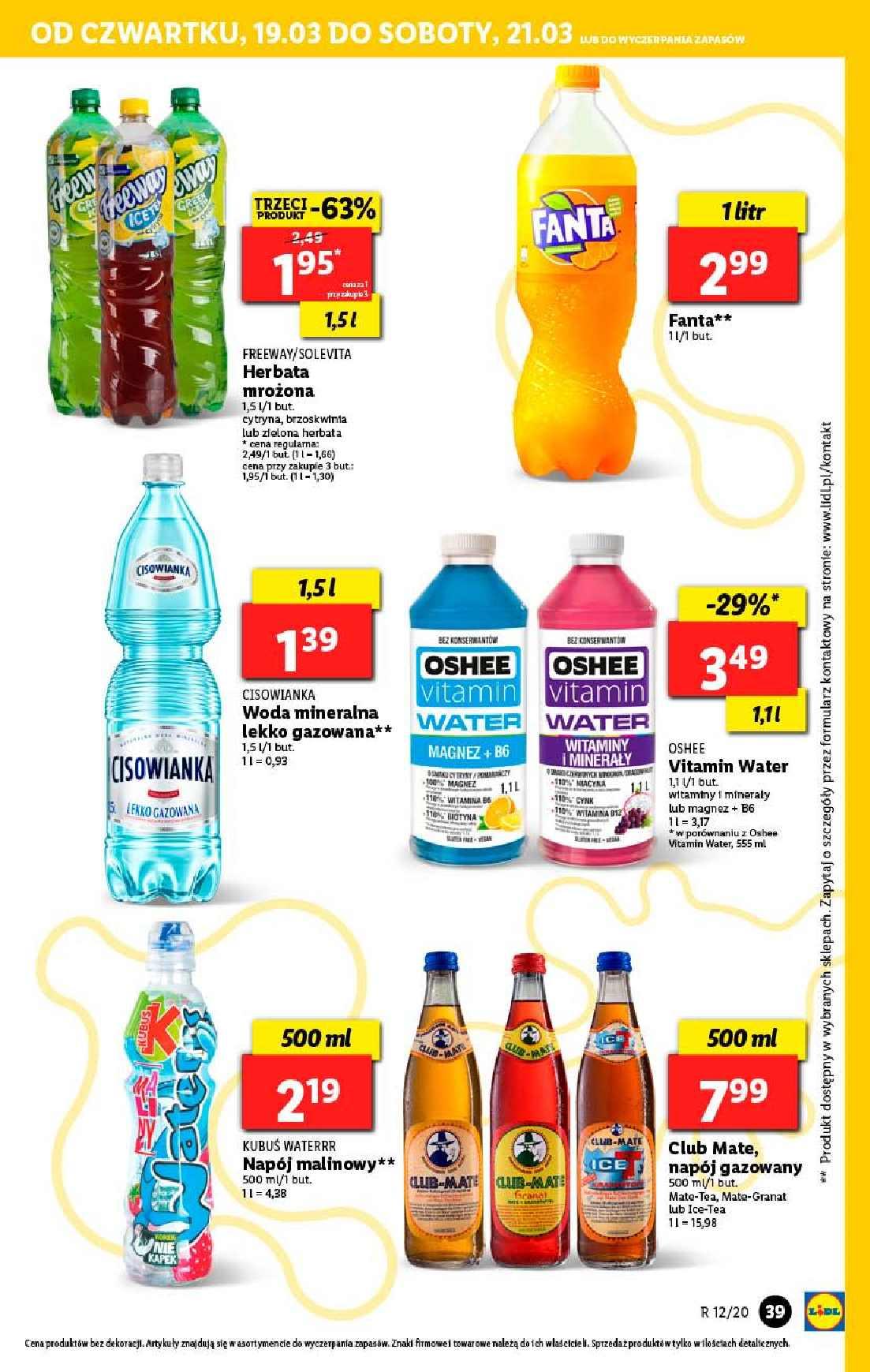 Gazetka promocyjna Lidl do 21/03/2020 str.39