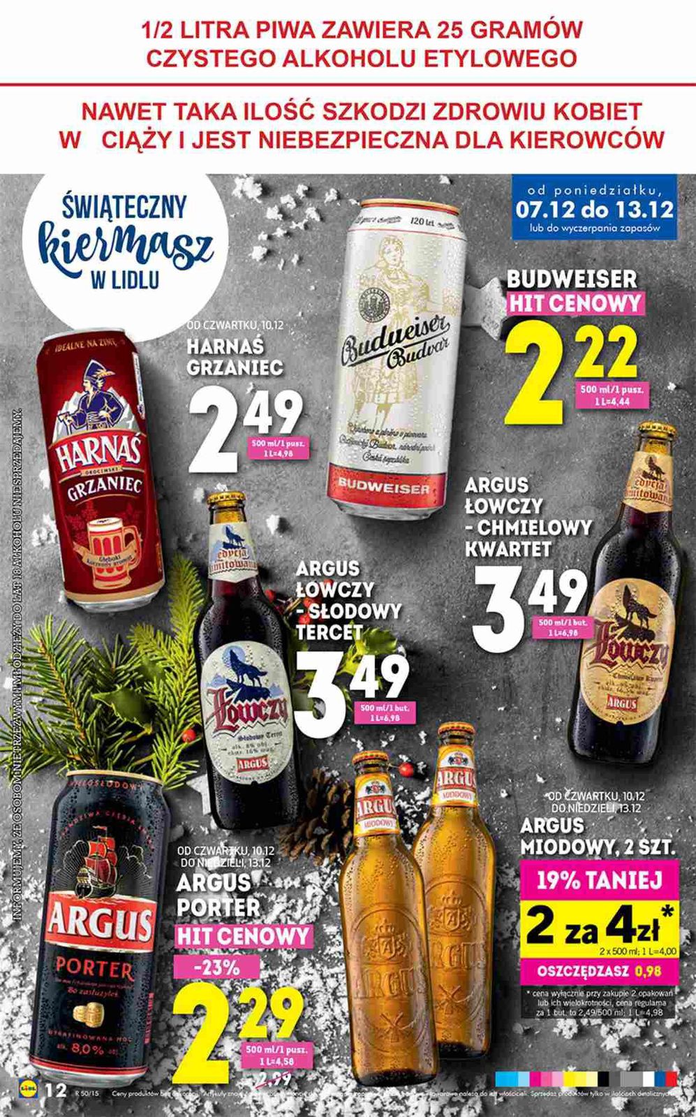 Gazetka promocyjna Lidl do 13/12/2015 str.12