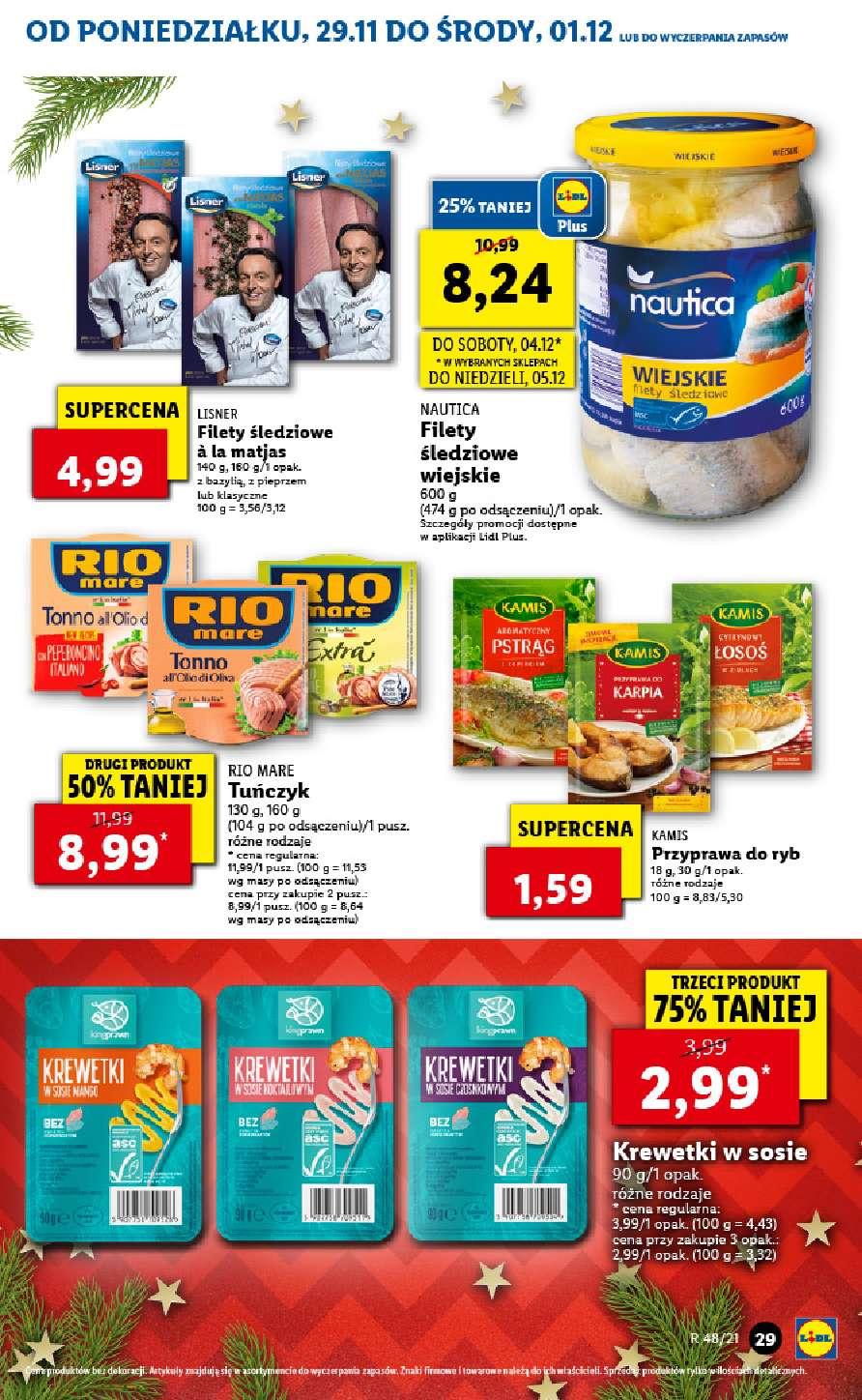 Gazetka promocyjna Lidl do 01/12/2021 str.29