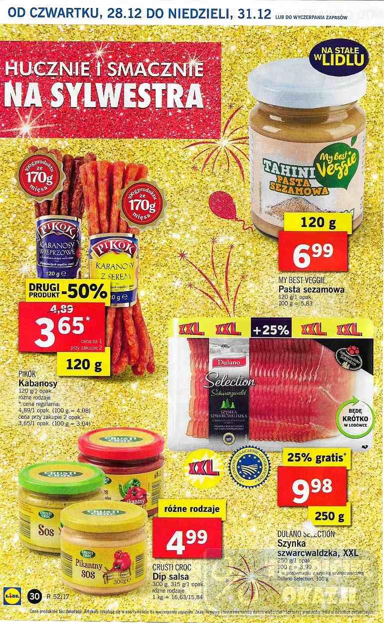 Gazetka promocyjna Lidl do 31/12/2017 str.30