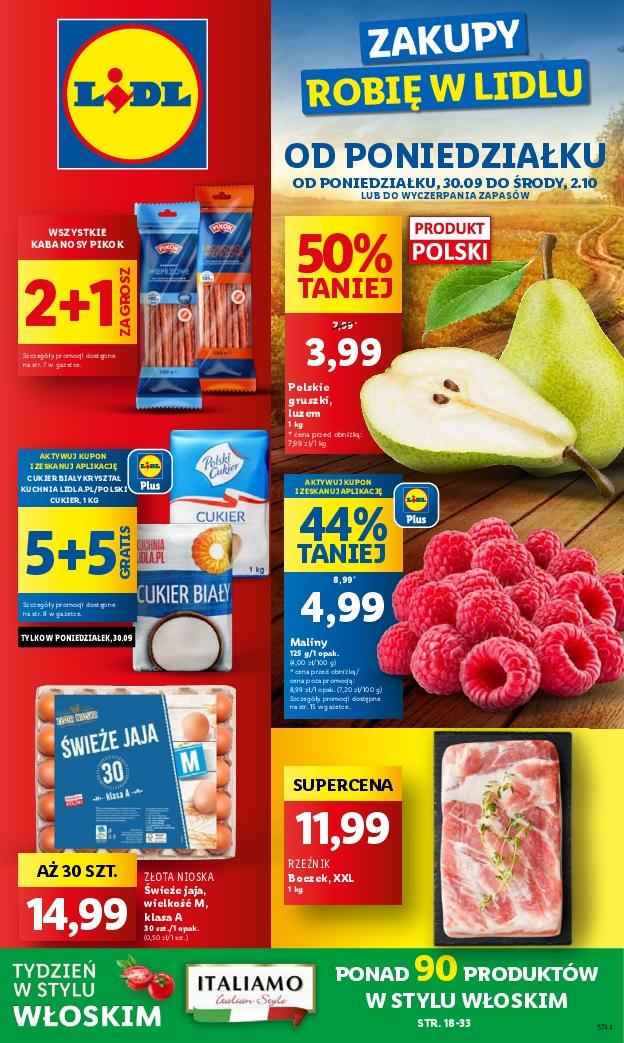 Gazetka promocyjna Lidl do 02/10/2024 str.1