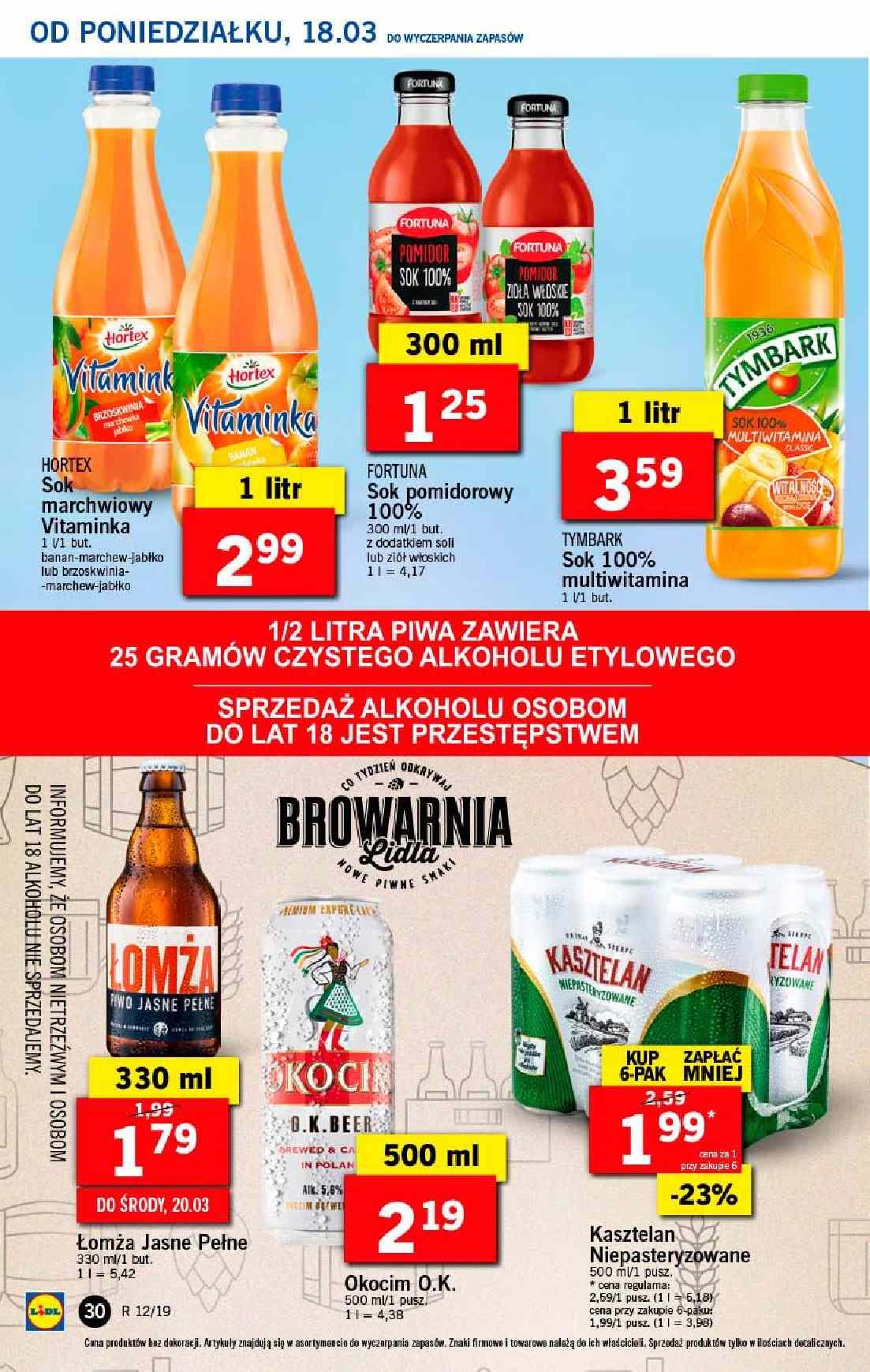 Gazetka promocyjna Lidl do 20/03/2019 str.30