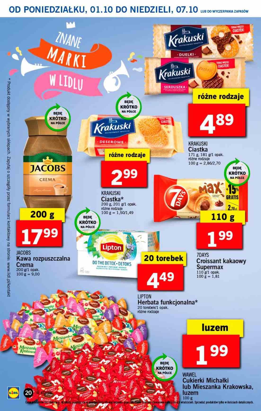 Gazetka promocyjna Lidl do 03/10/2018 str.20