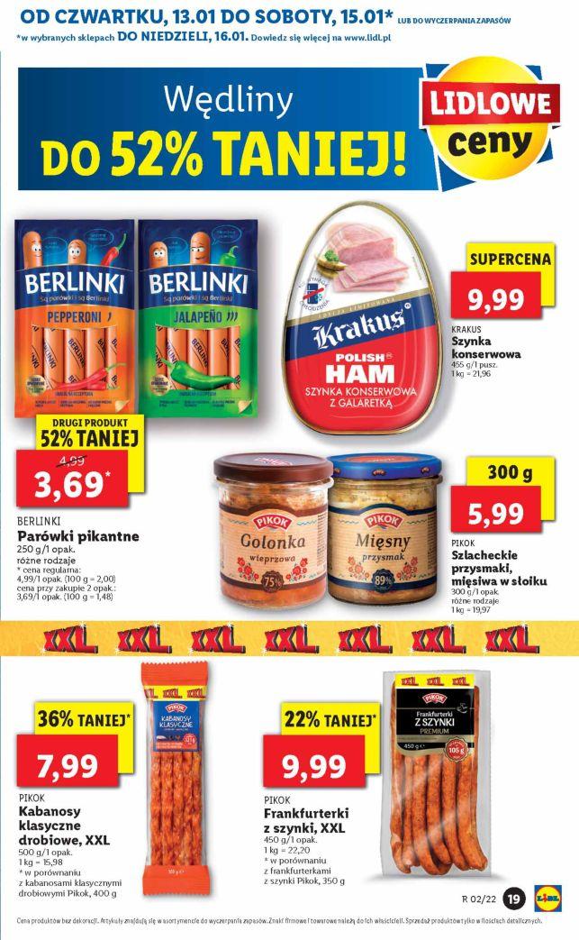 Gazetka promocyjna Lidl do 15/01/2022 str.19