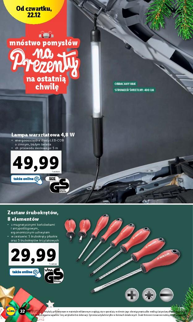 Gazetka promocyjna Lidl do 24/12/2022 str.32