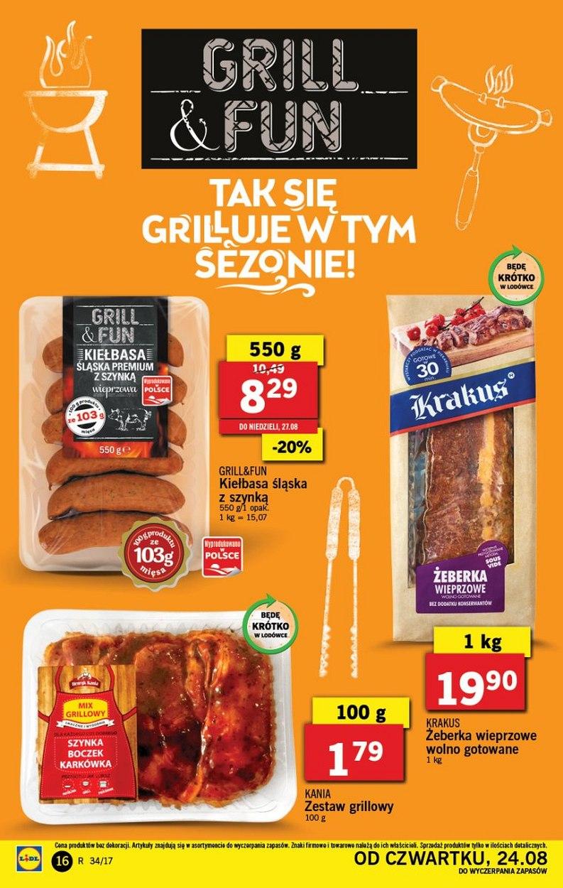 Gazetka promocyjna Lidl do 27/08/2017 str.16