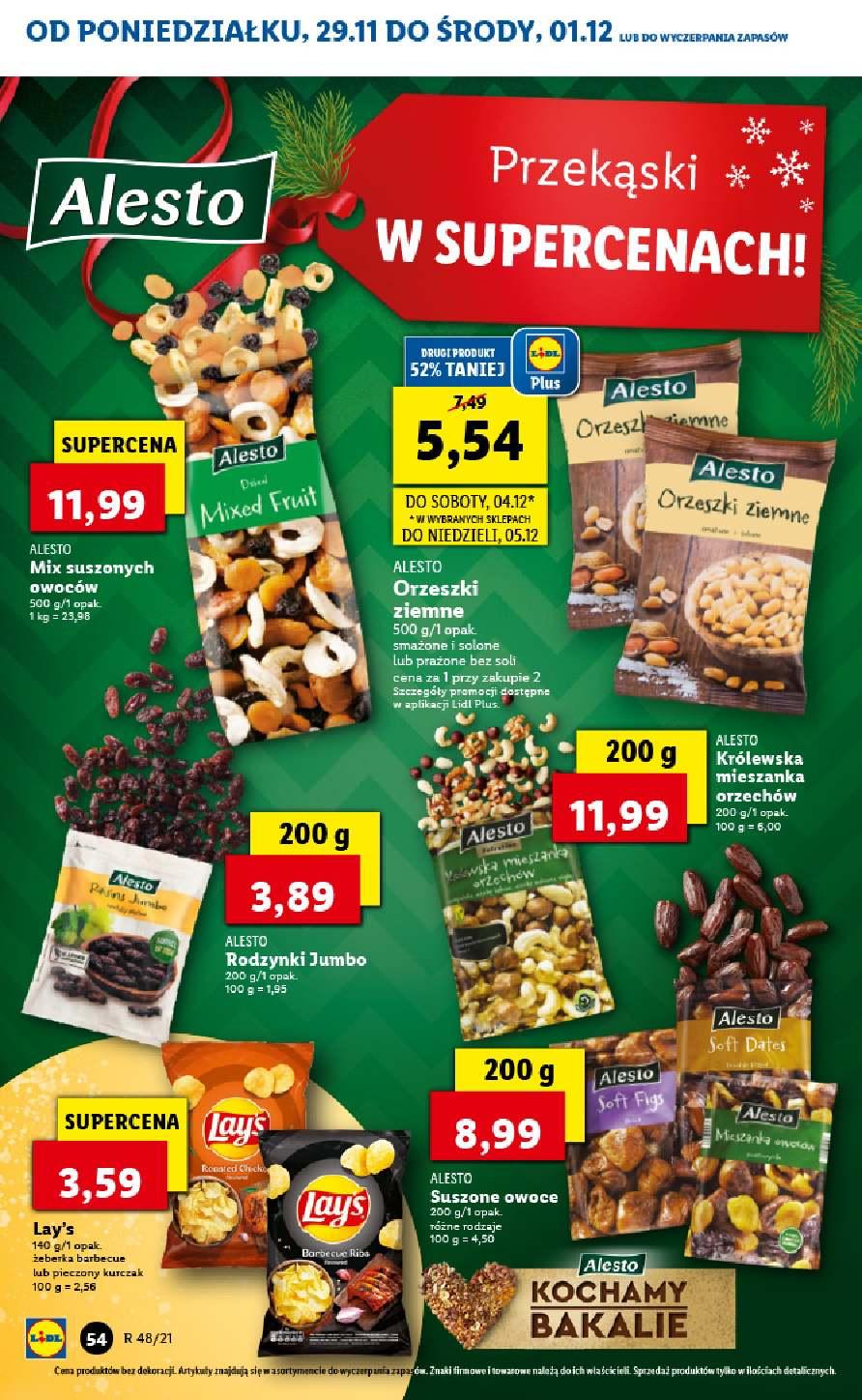 Gazetka promocyjna Lidl do 01/12/2021 str.54