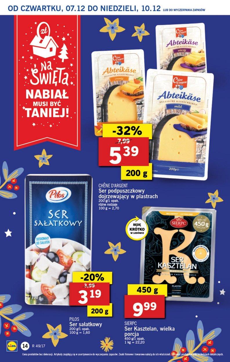 Gazetka promocyjna Lidl do 10/12/2017 str.14