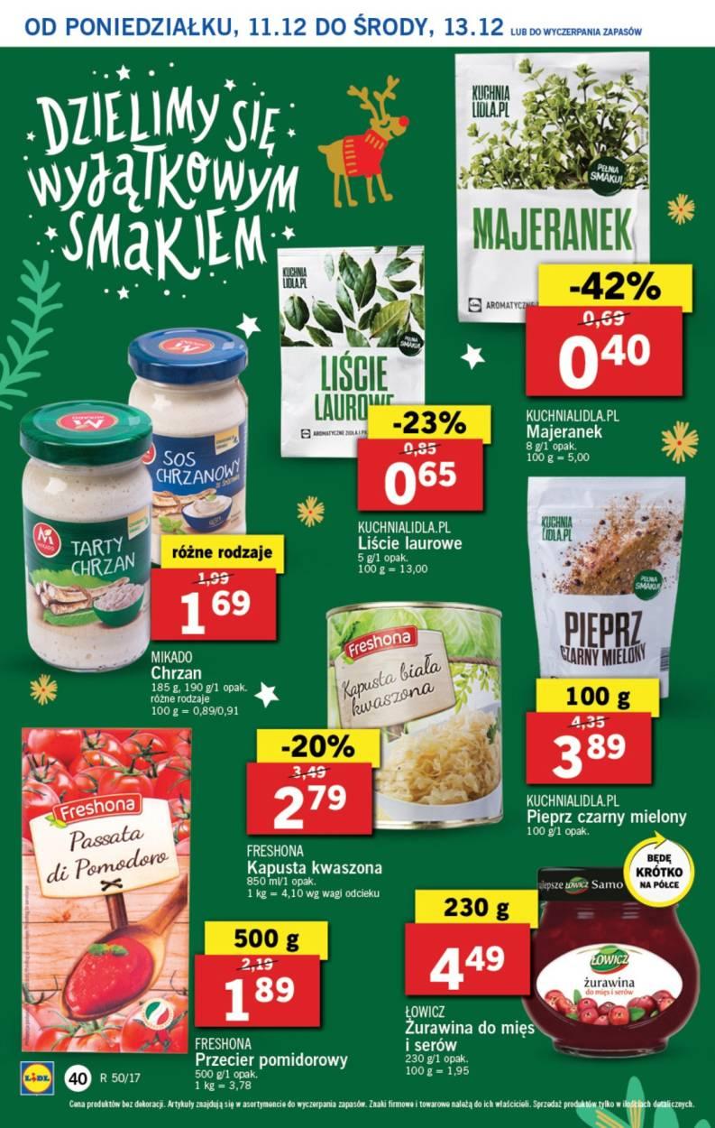 Gazetka promocyjna Lidl do 13/12/2017 str.40