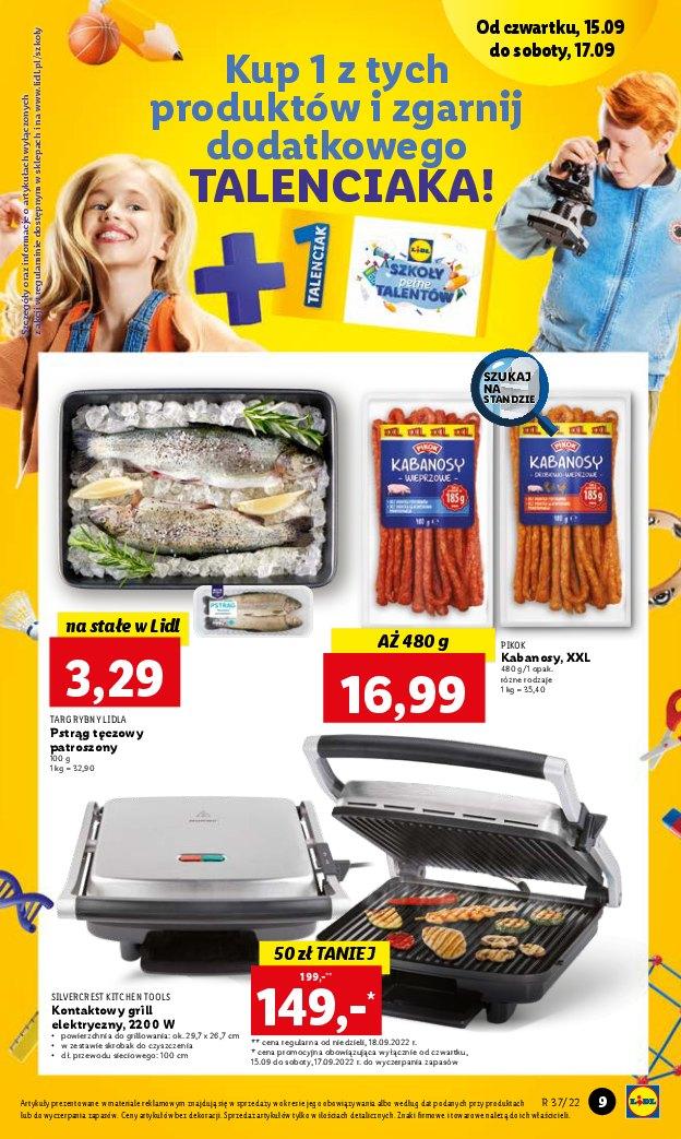 Gazetka promocyjna Lidl do 17/09/2022 str.9