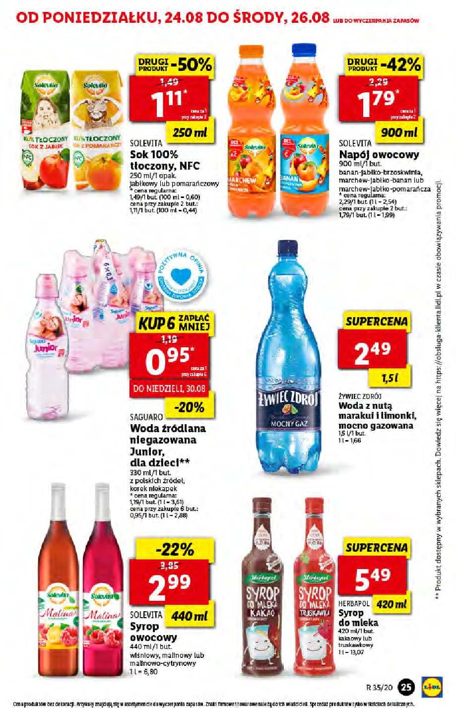 Gazetka promocyjna Lidl do 26/08/2020 str.25