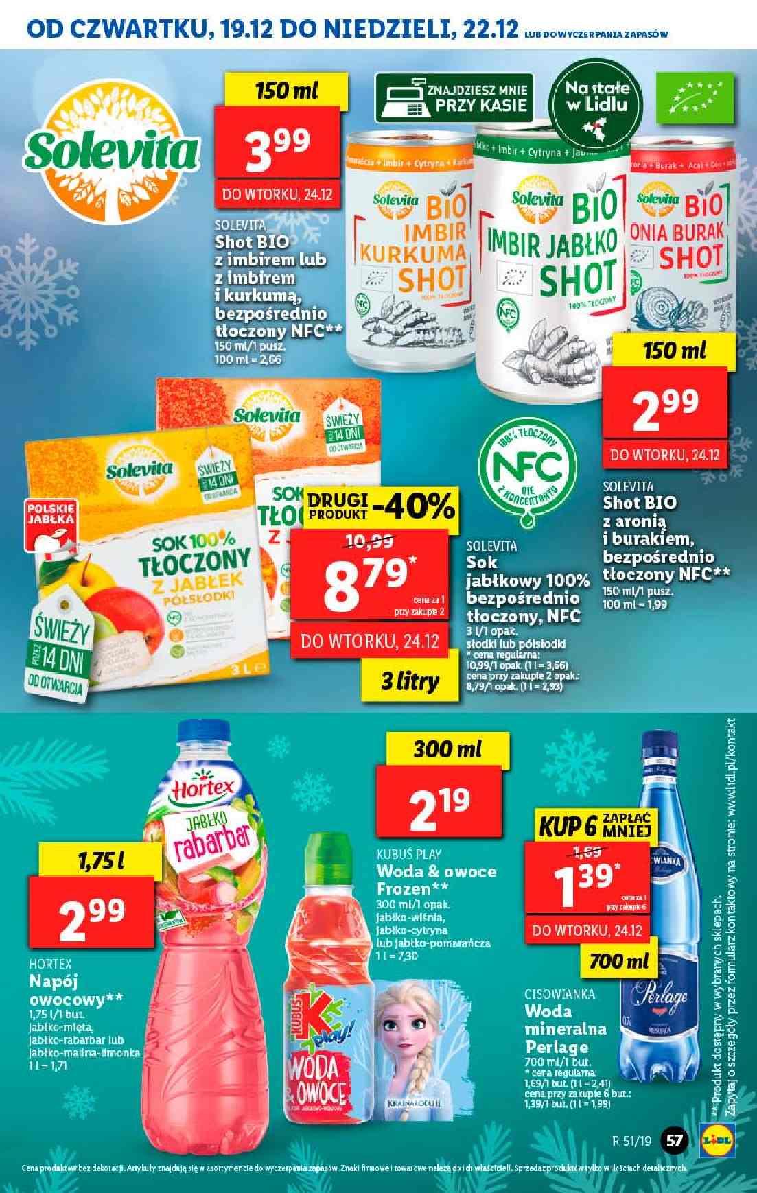 Gazetka promocyjna Lidl do 22/12/2019 str.57