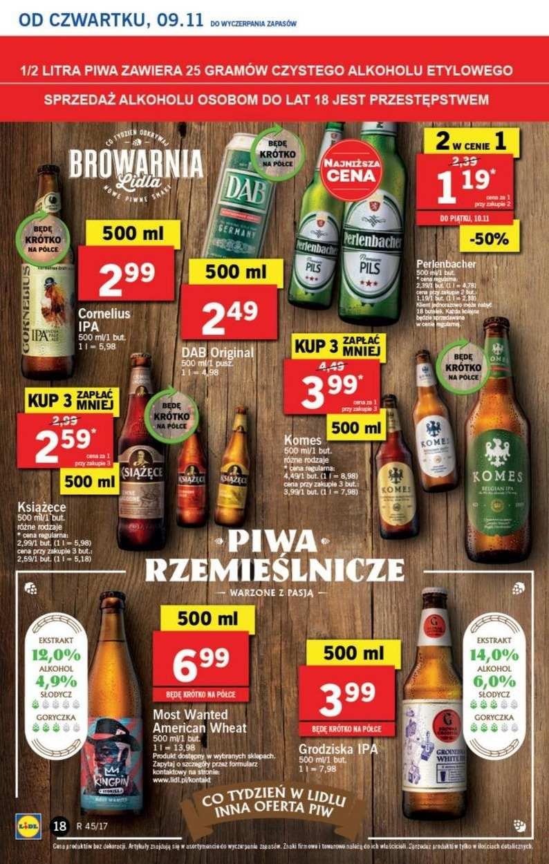 Gazetka promocyjna Lidl do 12/11/2017 str.18