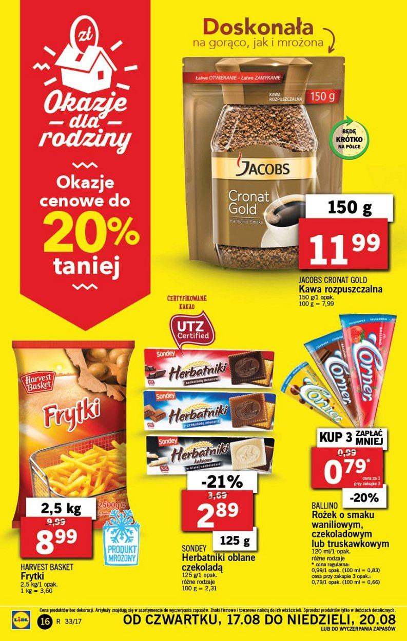 Gazetka promocyjna Lidl do 20/08/2017 str.16