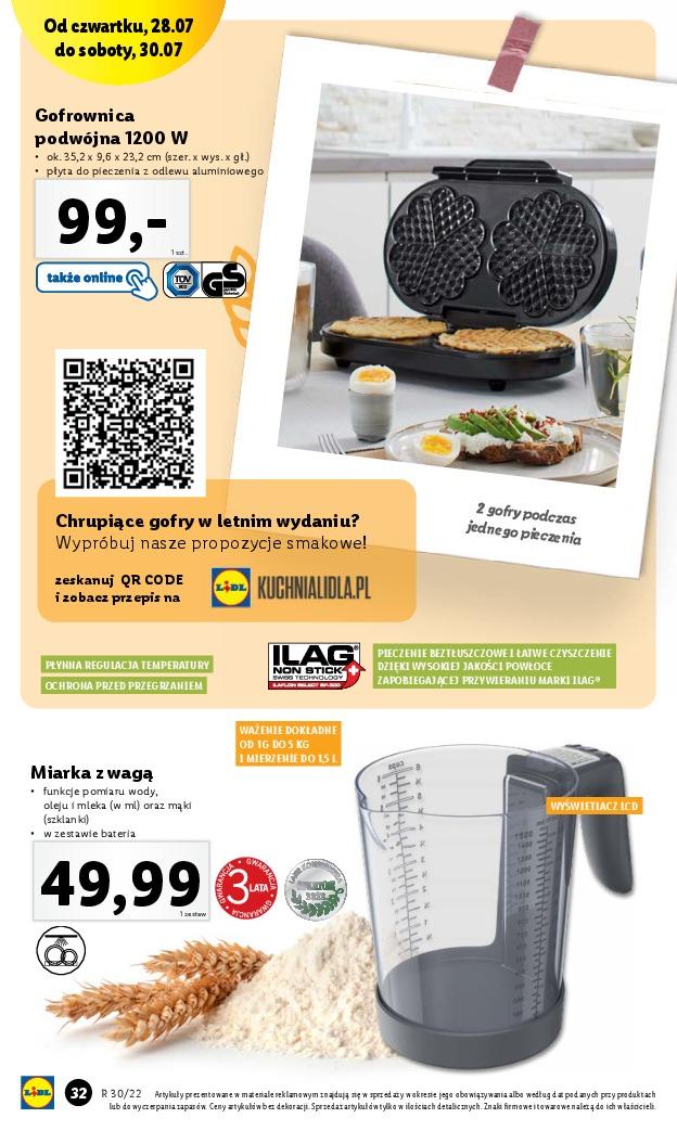 Gazetka promocyjna Lidl do 30/07/2022 str.32