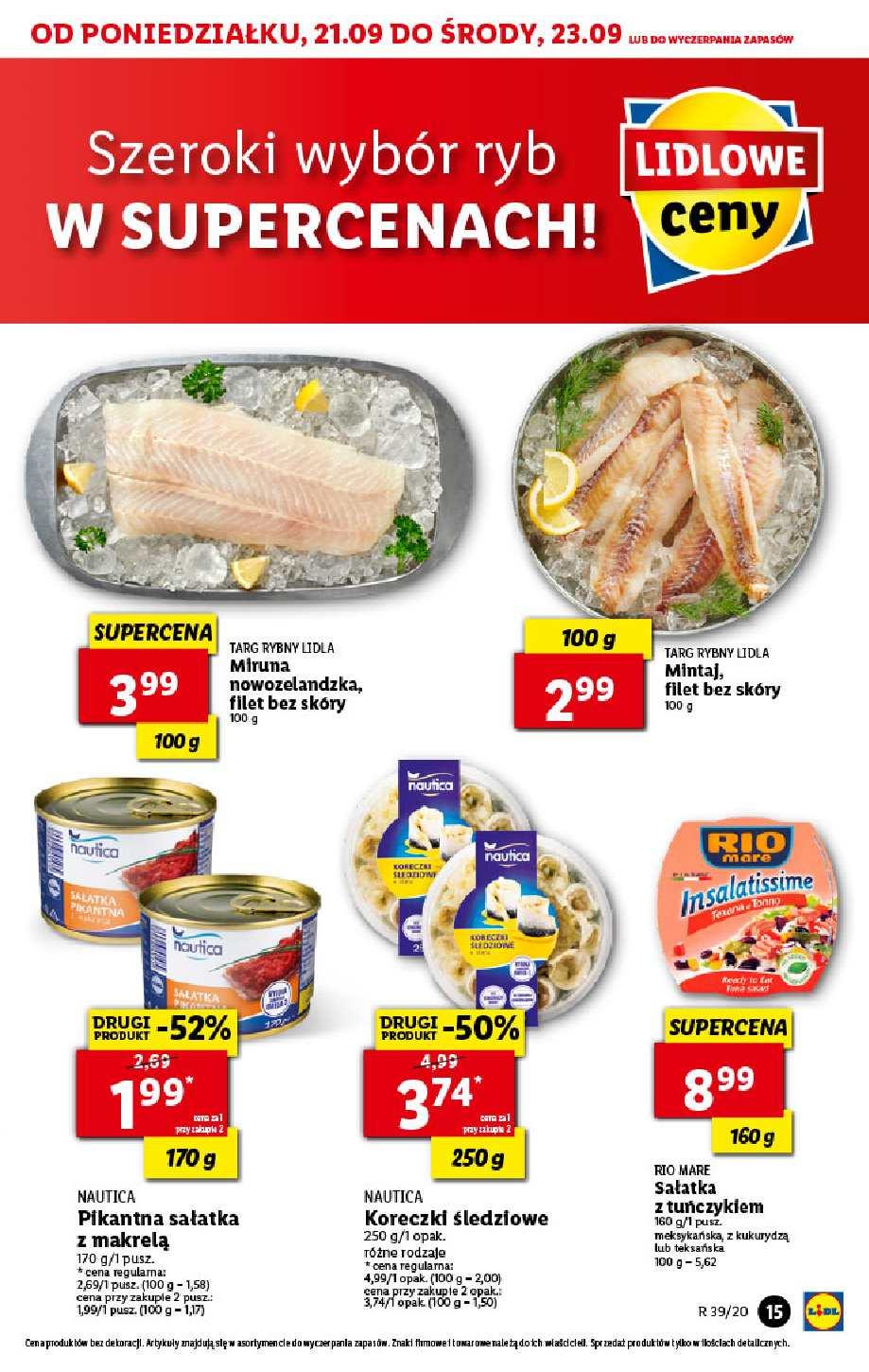 Gazetka promocyjna Lidl do 23/09/2020 str.15