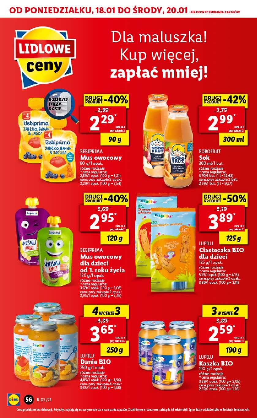 Gazetka promocyjna Lidl do 20/01/2021 str.56