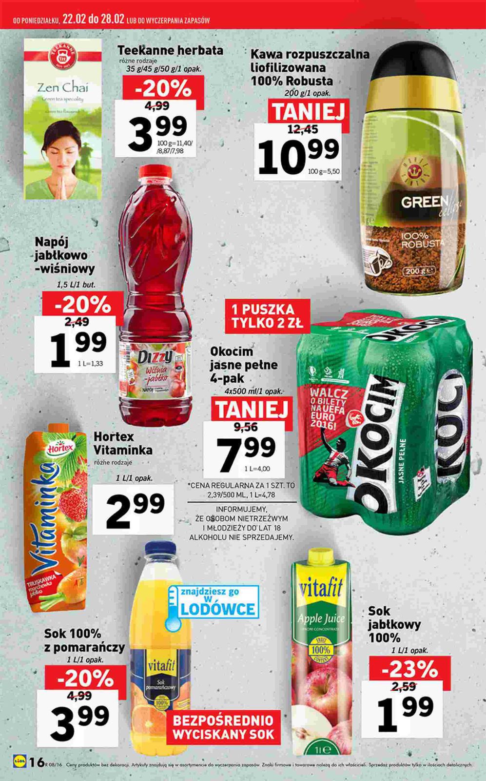 Gazetka promocyjna Lidl do 28/02/2016 str.16