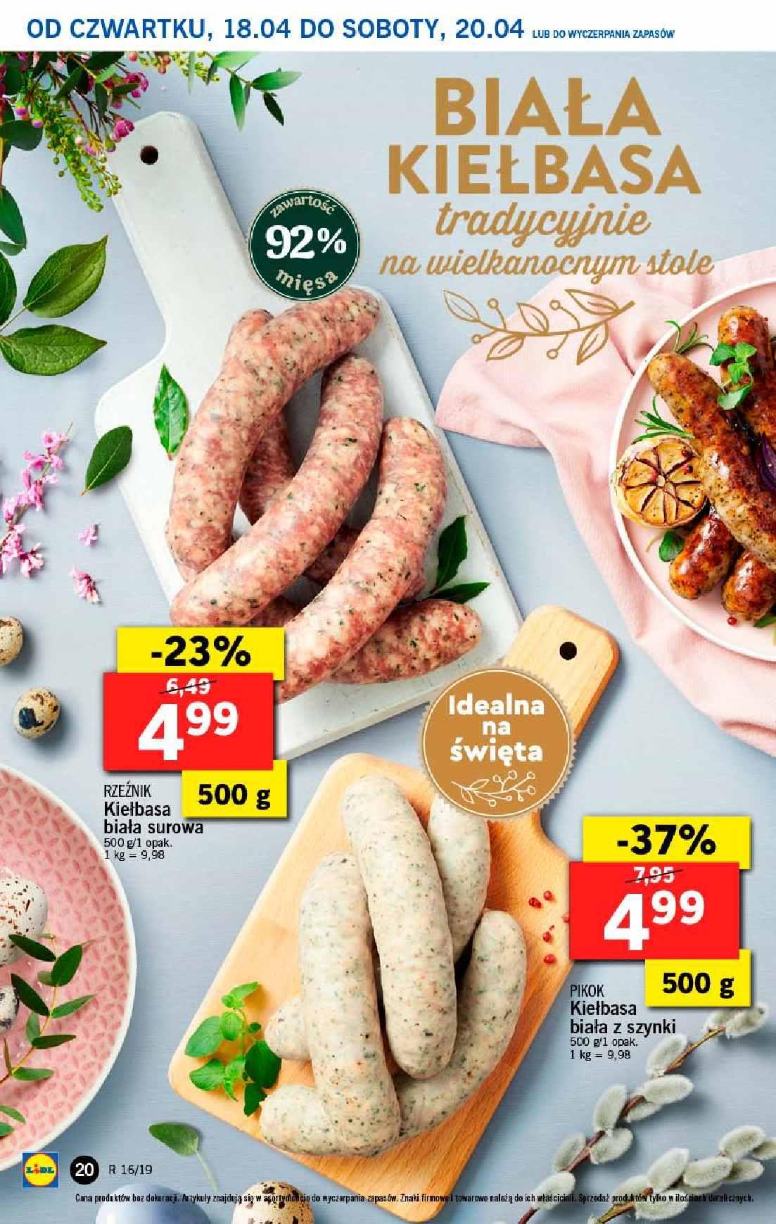 Gazetka promocyjna Lidl do 20/04/2019 str.20