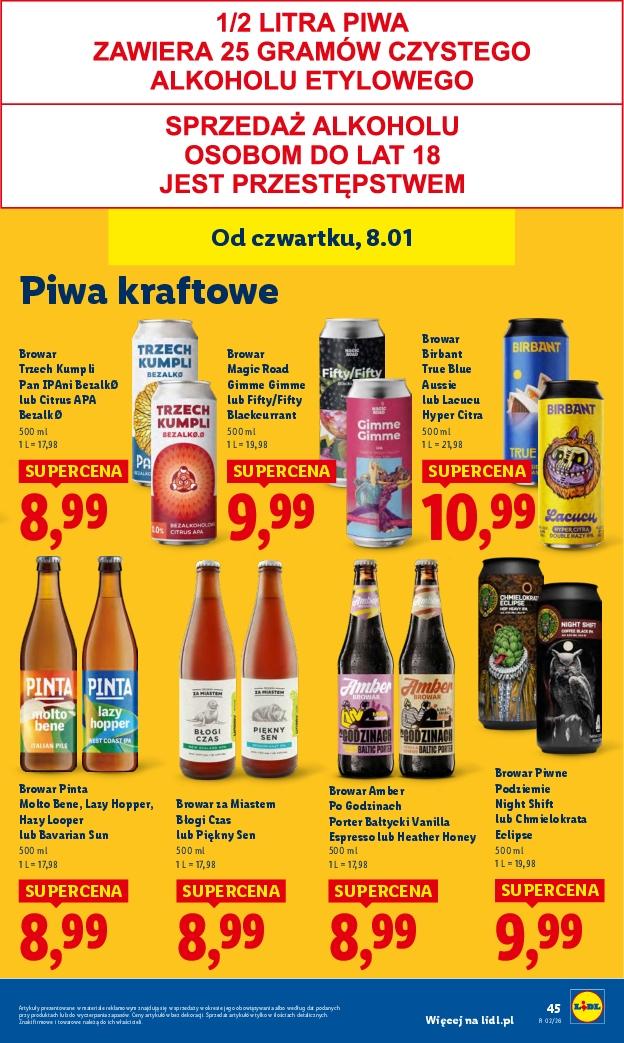 Gazetka promocyjna Lidl do 10/01/2026 str.45