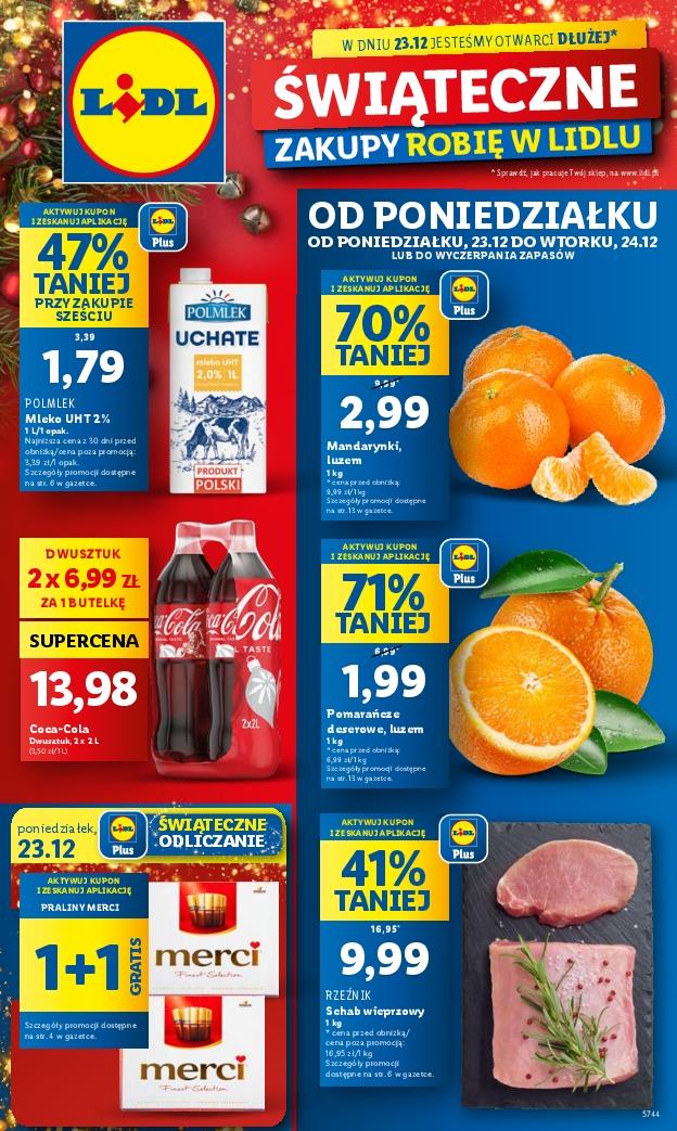 Gazetka promocyjna Lidl do 24/12/2024 str.1