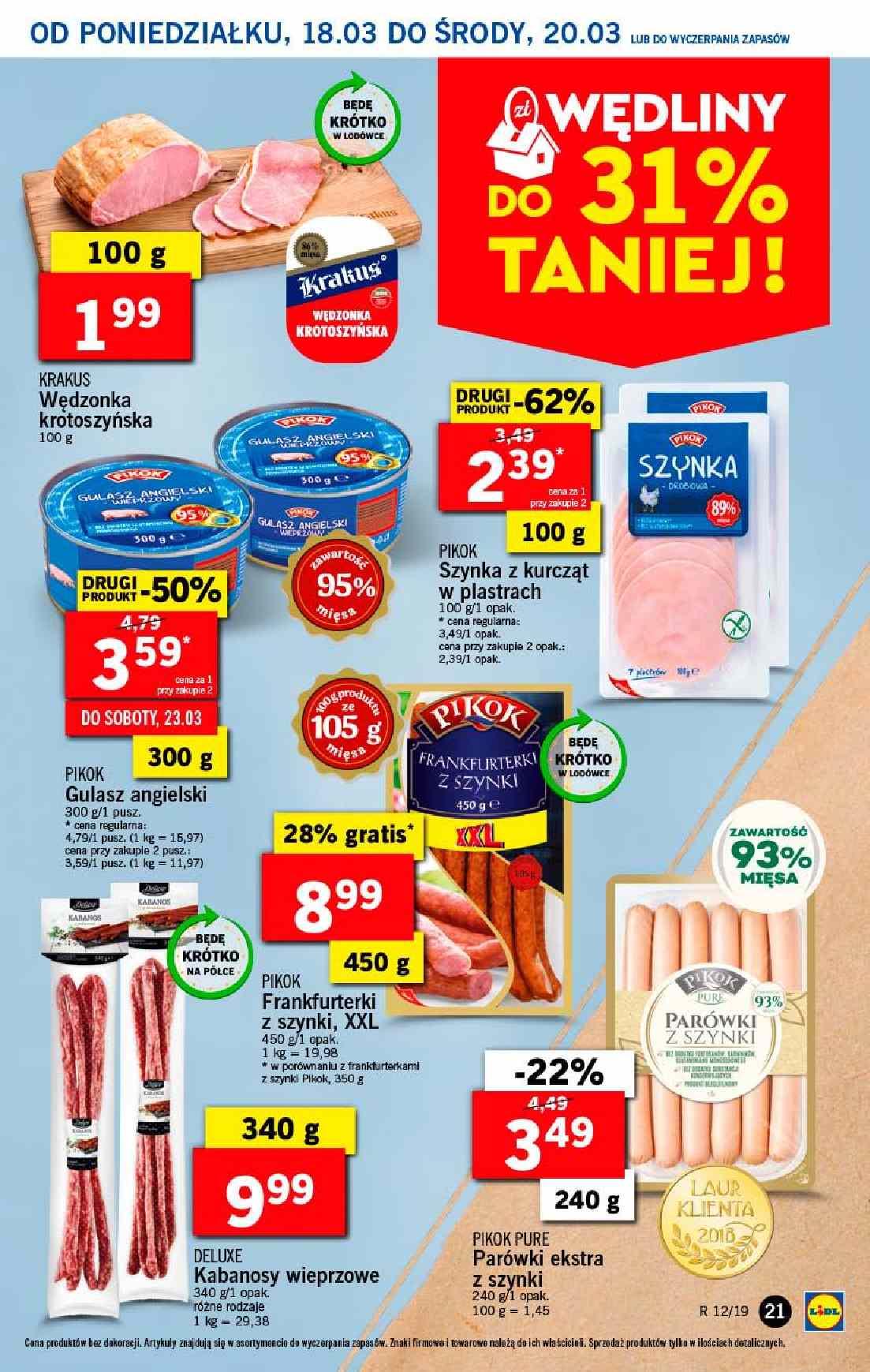 Gazetka promocyjna Lidl do 20/03/2019 str.21