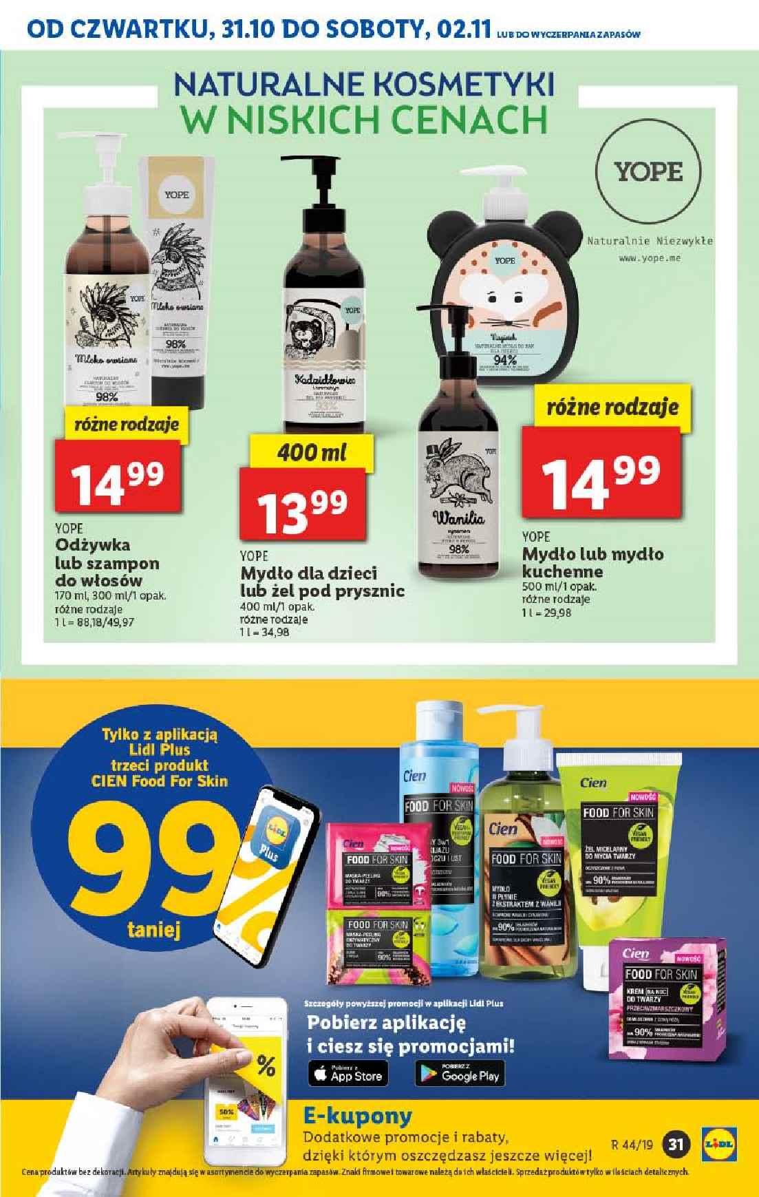 Gazetka promocyjna Lidl do 02/11/2019 str.31