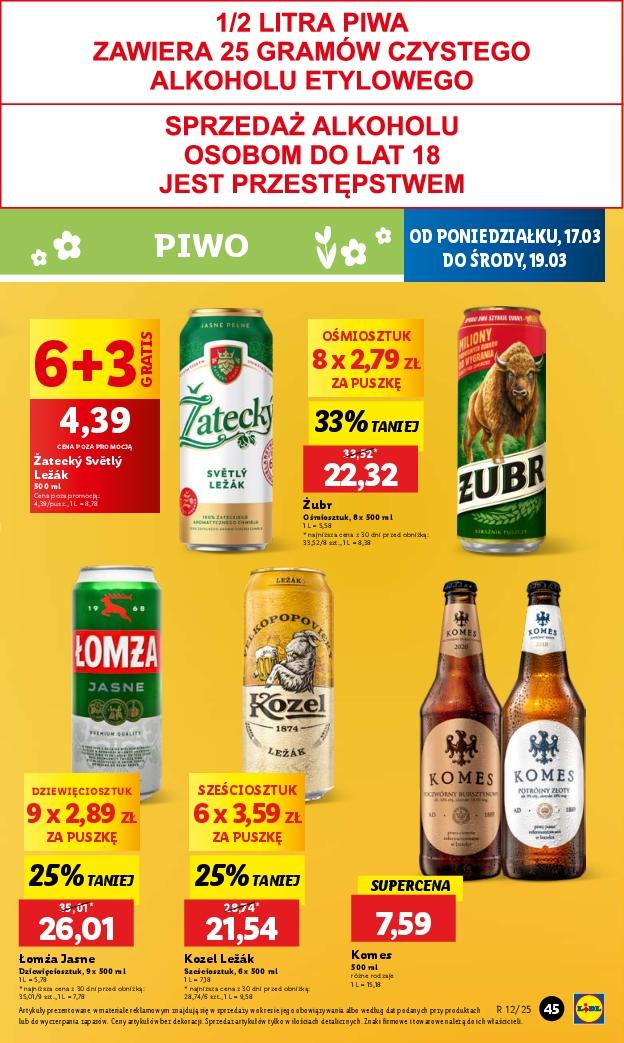 Gazetka promocyjna Lidl do 19/03/2025 str.45