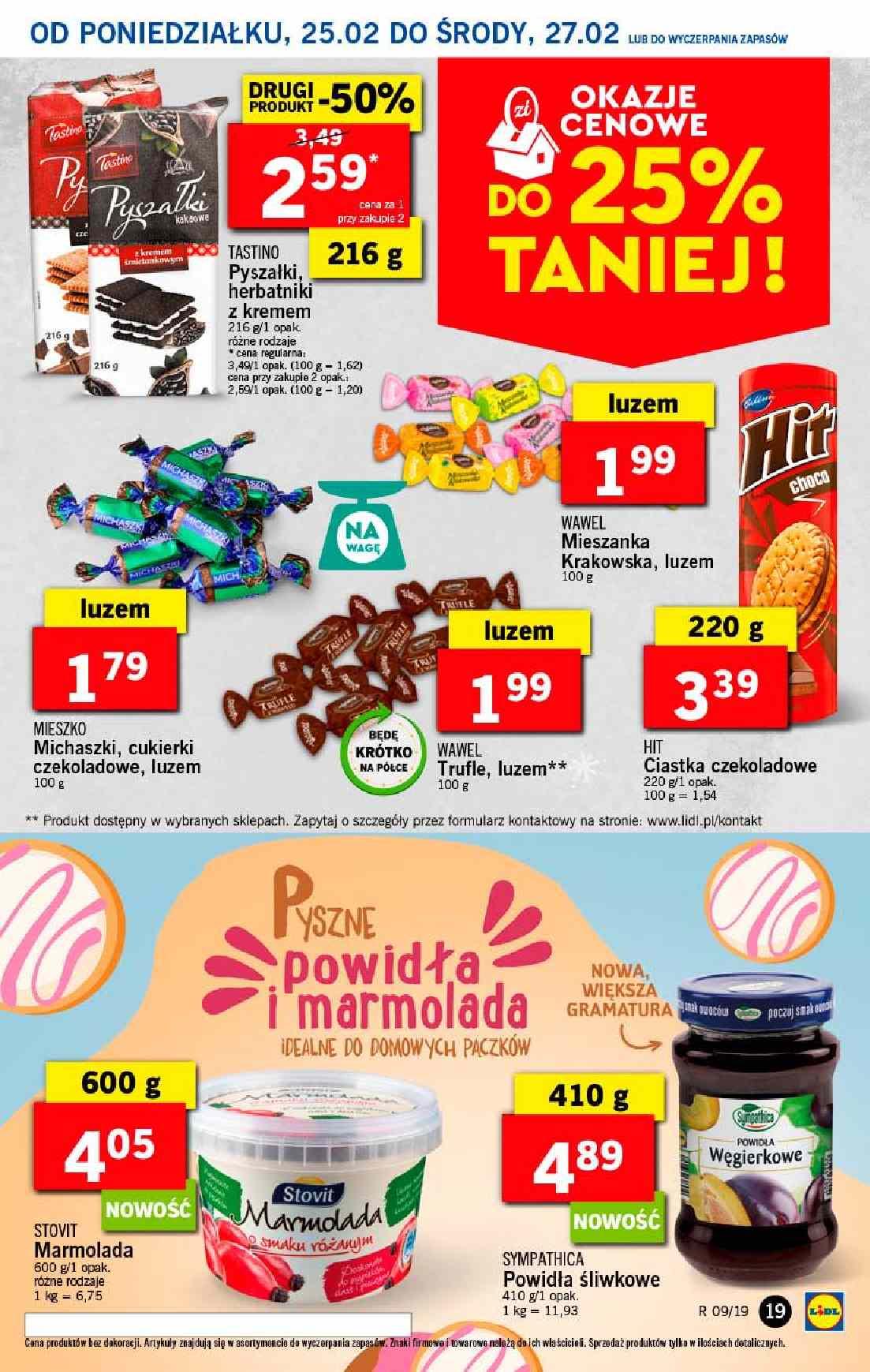 Gazetka promocyjna Lidl do 27/02/2019 str.19