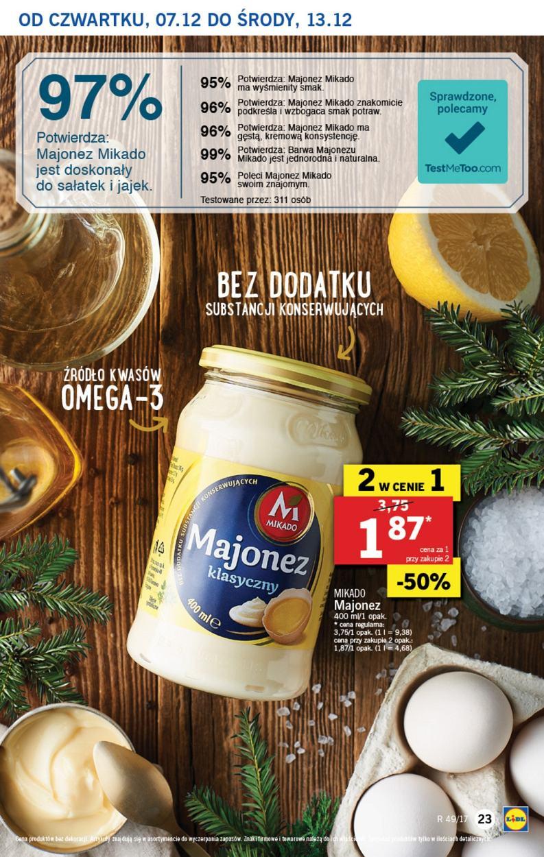 Gazetka promocyjna Lidl do 10/12/2017 str.23