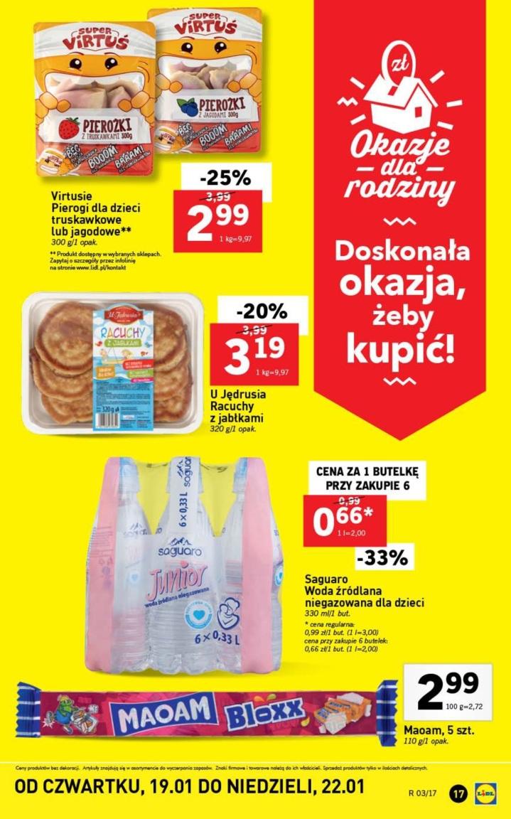 Gazetka promocyjna Lidl do 22/01/2017 str.17