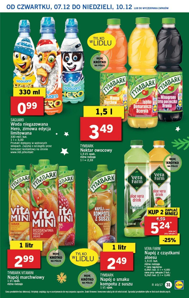 Gazetka promocyjna Lidl do 10/12/2017 str.31